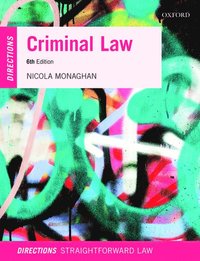 bokomslag Criminal Law Directions