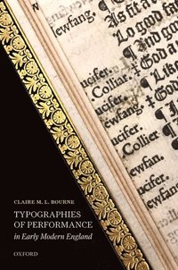 bokomslag Typographies of Performance in Early Modern England