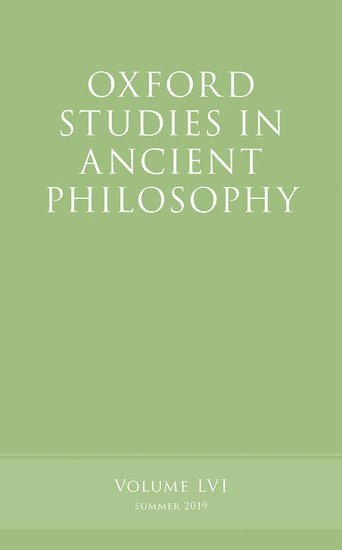 bokomslag Oxford Studies in Ancient Philosophy, Volume 56