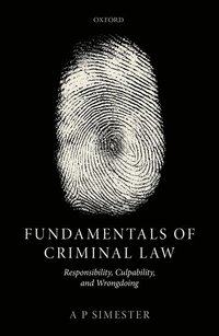 bokomslag Fundamentals of Criminal Law