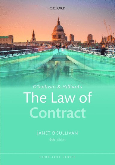 Janet O'Sullivan - O'Sullivan & Hilliard's the Law of Contract, Häftad