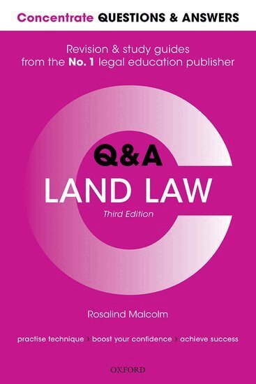 Rosalind Malcolm - Concentrate Questions and Answers Land Law, Häftad