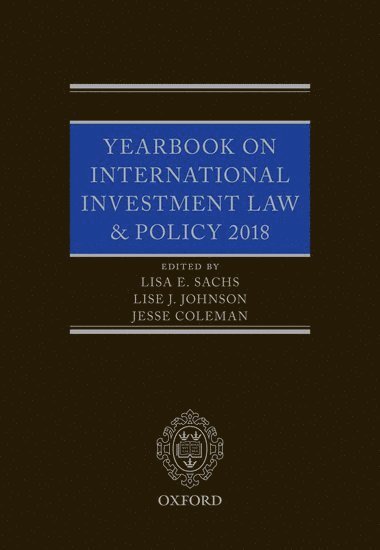 bokomslag Yearbook on International Investment Law & Policy 2018