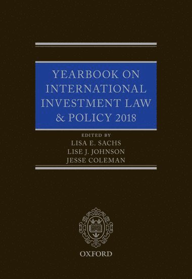Yearbook on International Investment Law & Policy 2018 1