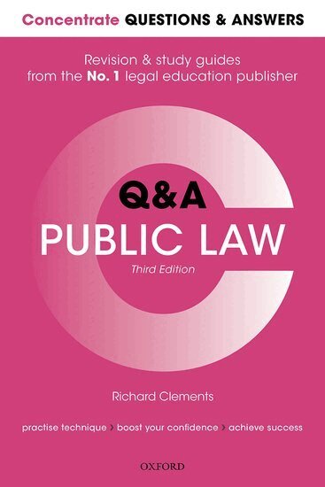 Richard Clements - Concentrate Questions and Answers Public Law, Häftad
