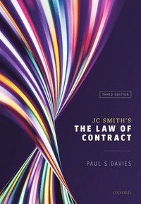 bokomslag JC Smith's The Law of Contract