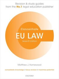 bokomslag EU Law Concentrate: Law Revision and Study Guide