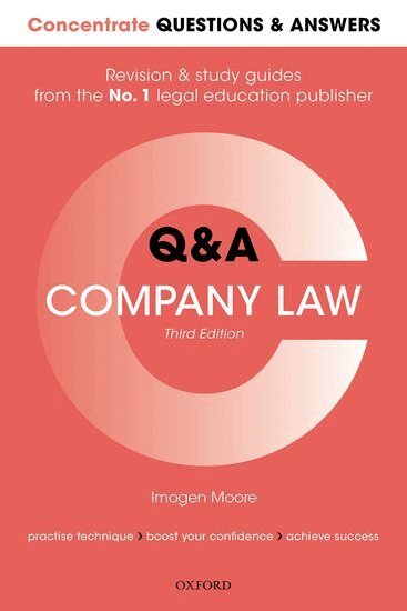 Imogen Moore - Concentrate Questions and Answers Company Law, Häftad