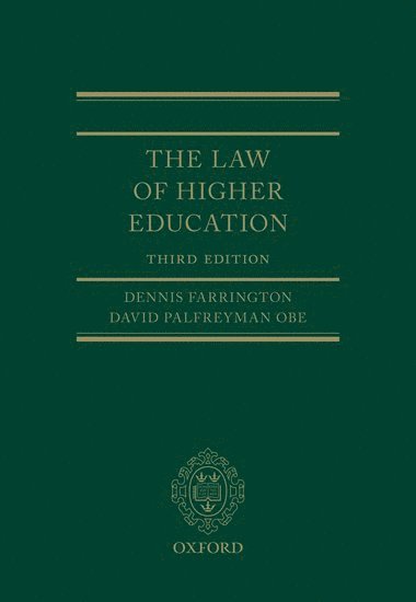 The Law of Higher Education 1