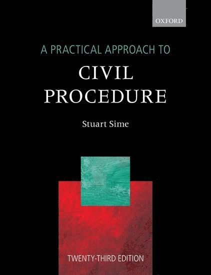 Stuart Sime - A Practical Approach to Civil Procedure, Häftad