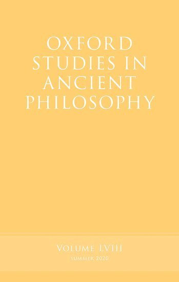 Victor Caston - Oxford Studies in Ancient Philosophy, Volume 58, Inbunden