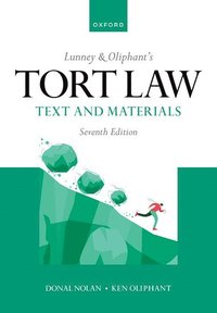 bokomslag Lunney & Oliphant's Tort Law