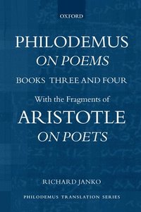 bokomslag Philodemus, On Poems, Books 3-4