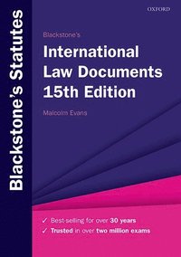bokomslag Blackstone's International Law Documents