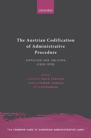The Austrian Codification of Administrative Procedure 1