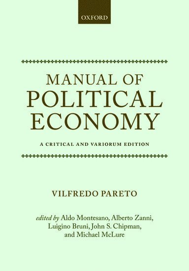 Manual of Political Economy 1