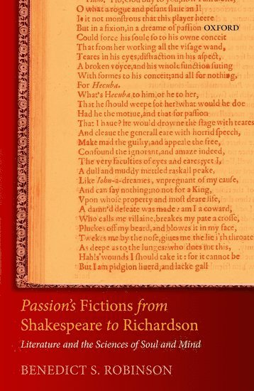 bokomslag Passion's Fictions from Shakespeare to Richardson