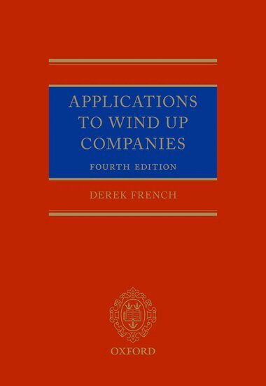 Derek French - Applications to Wind up Companies, Inbunden
