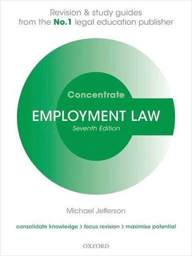 bokomslag Employment Law Concentrate