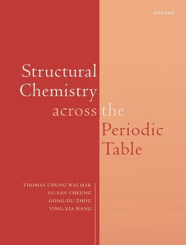 bokomslag Structural Chemistry across the Periodic Table