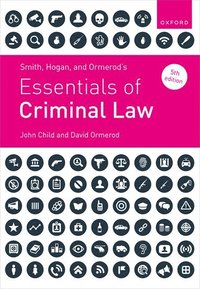 bokomslag Smith, Hogan and Ormerod's Essentials of Criminal Law