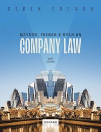 bokomslag Mayson, French, and Ryan on Company Law