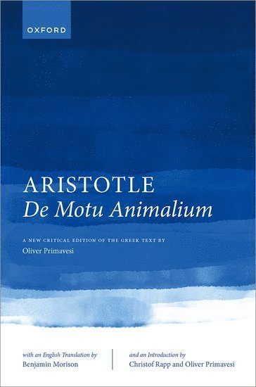 bokomslag Aristotle, De motu animalium