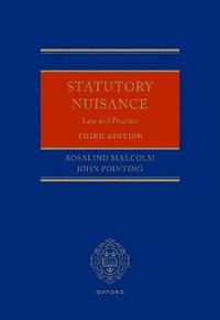 bokomslag Statutory Nuisance