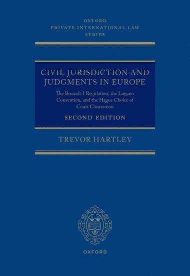 bokomslag Civil Jurisdiction and Judgements in Europe