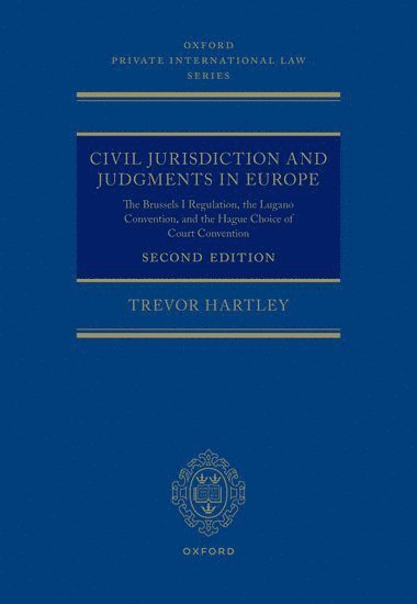 bokomslag Civil Jurisdiction and Judgements in Europe