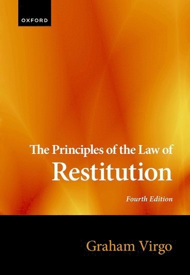 bokomslag The Principles of the Law of Restitution