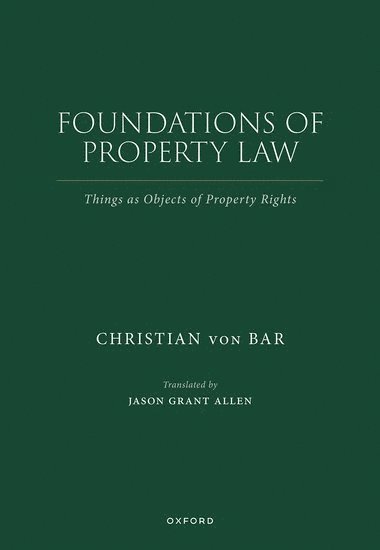 bokomslag Foundations of Property Law