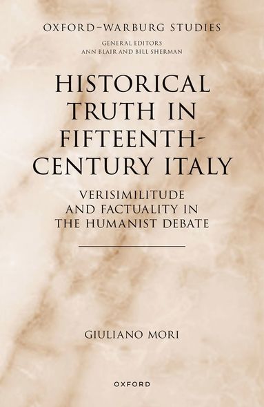 bokomslag Historical Truth in Fifteenth-Century Italy