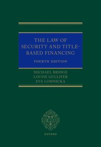 bokomslag The Law of Security and Title-Based Financing