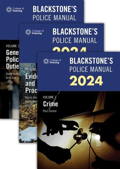 Paul Connor, Andrew Cox, Glenn Hutton, Dave Johnston - Blackstone's Police Manuals Three Volume Set 2024, Häftad