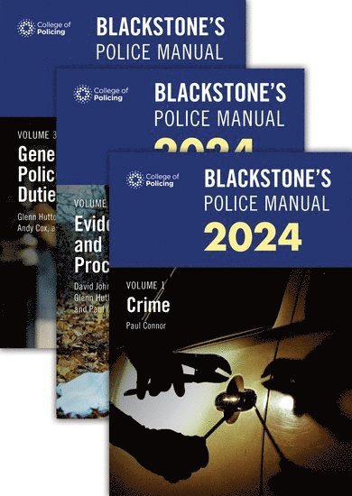 Blackstone's Police Manuals Three Volume Set 2024 1