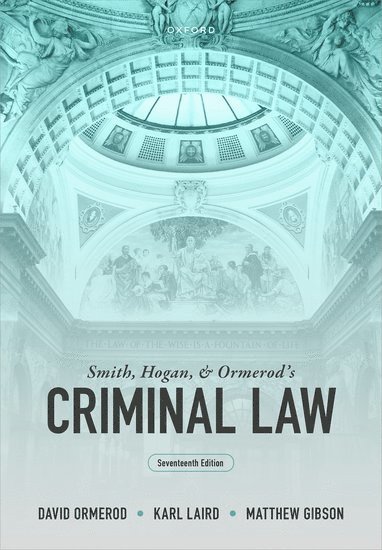 Smith, Hogan, and Ormerod's Criminal Law 1