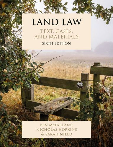 Ben McFarlane, Nicholas Hopkins, Sarah Nield - Land Law, Häftad