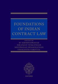 bokomslag Foundations of Indian Contract Law