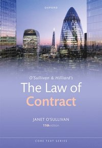 bokomslag OSullivan & Hilliard's The Law of Contract