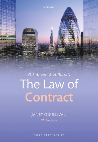 bokomslag O?Sullivan & Hilliard's The Law of Contract