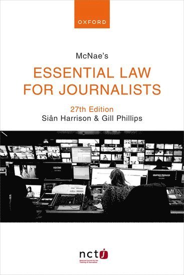 bokomslag McNae's Essential Law for Journalists