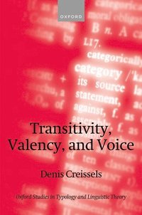 bokomslag Transitivity, Valency, and Voice