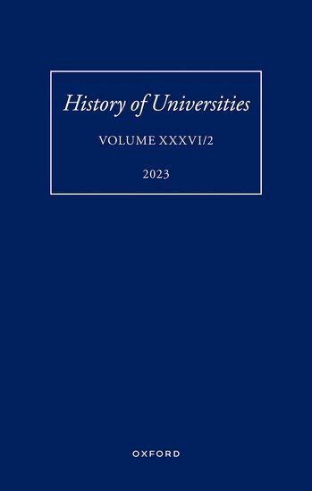 Mordechai Feingold - History of Universities: Volume XXXVI / 2, Inbunden
