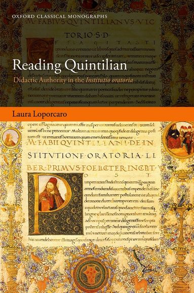 Laura Loporcaro - Reading Quintilian, Inbunden