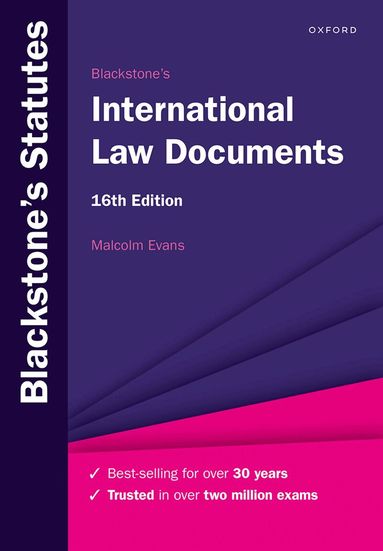 Malcolm Evans, Malcolm D. Evans - Blackstone's International Law Documents, Häftad