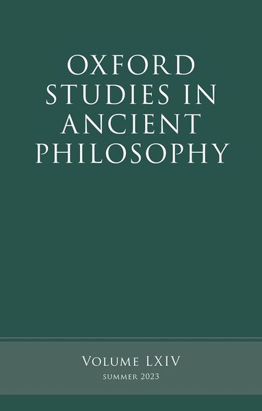 Rachana Kamtekar - Oxford Studies in Ancient Philosophy, Inbunden