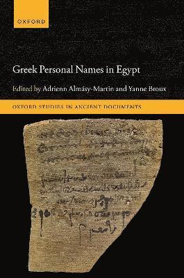 Greek Personal Names in Egypt 1