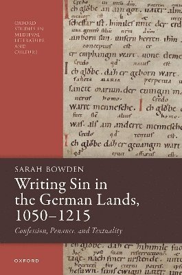 Writing Sin in the German Lands, 10501215 1