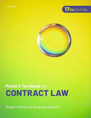 bokomslag Poole's Textbook on Contract Law